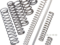 Stainless steel, carbon spring, pressure spring with different wire diameters and diameters